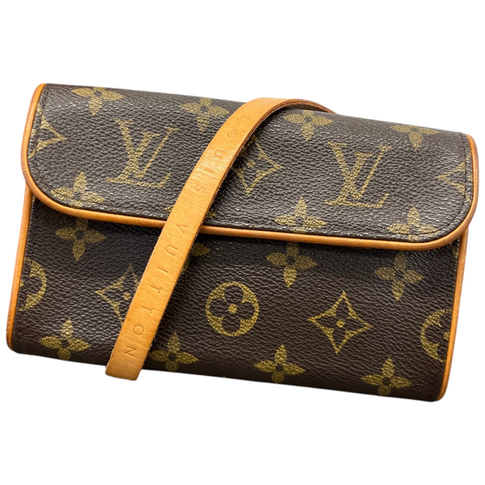 Women's Pochette Florentine Monogram Belt Bag Brown - Photo 1