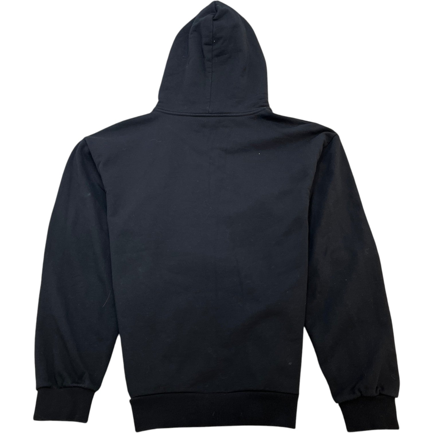 Men's Logo Print Hoodie Black Size L - Photo 2