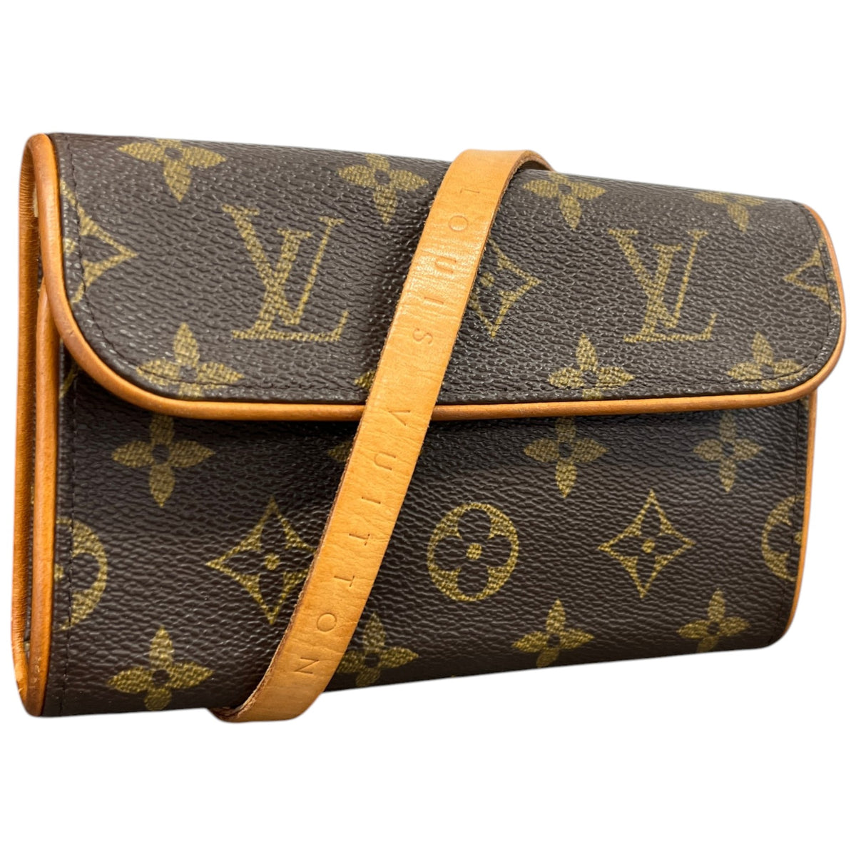 Women's Pochette Florentine Monogram Belt Bag Brown - Photo 4
