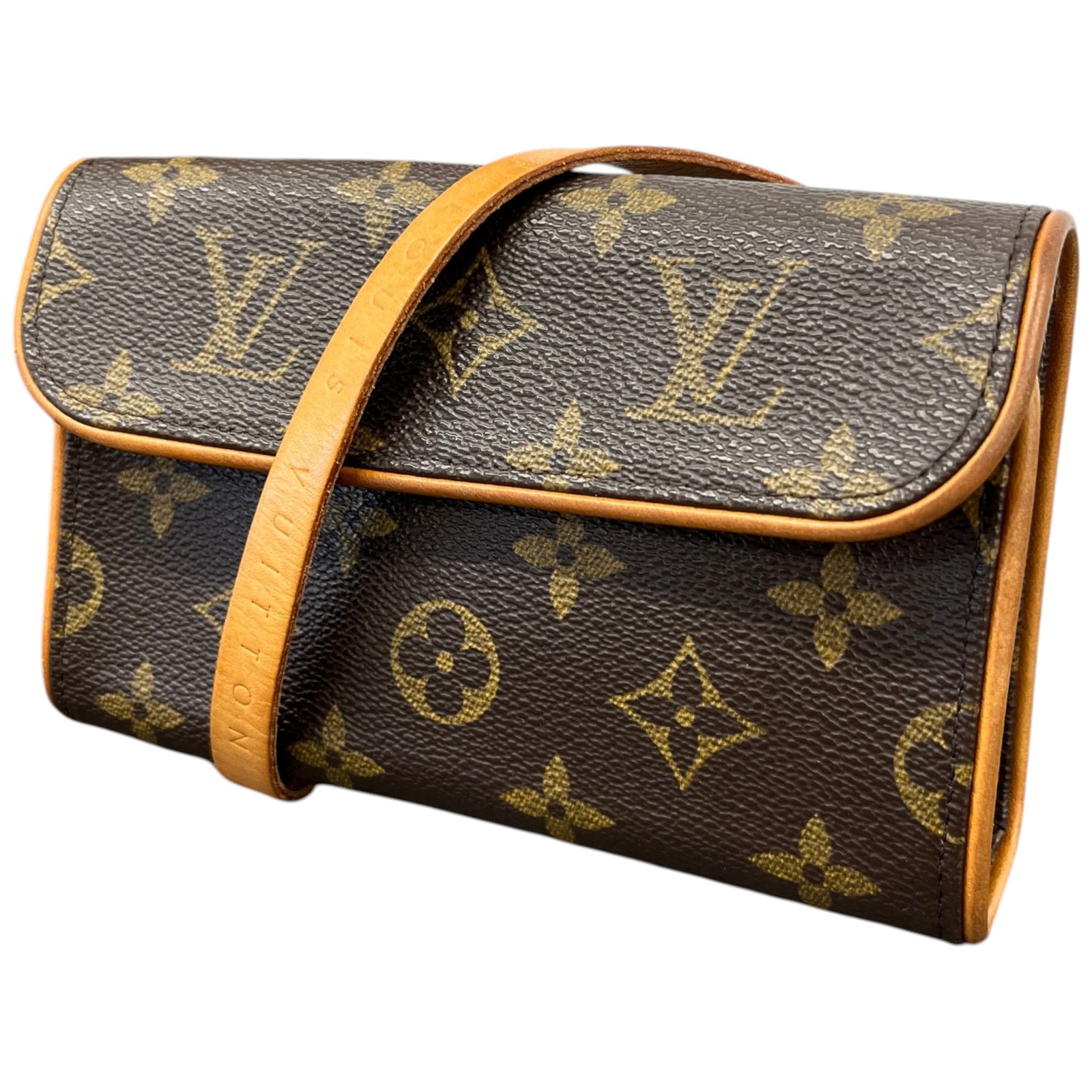 Women's Pochette Florentine Monogram Belt Bag Brown - Photo 5