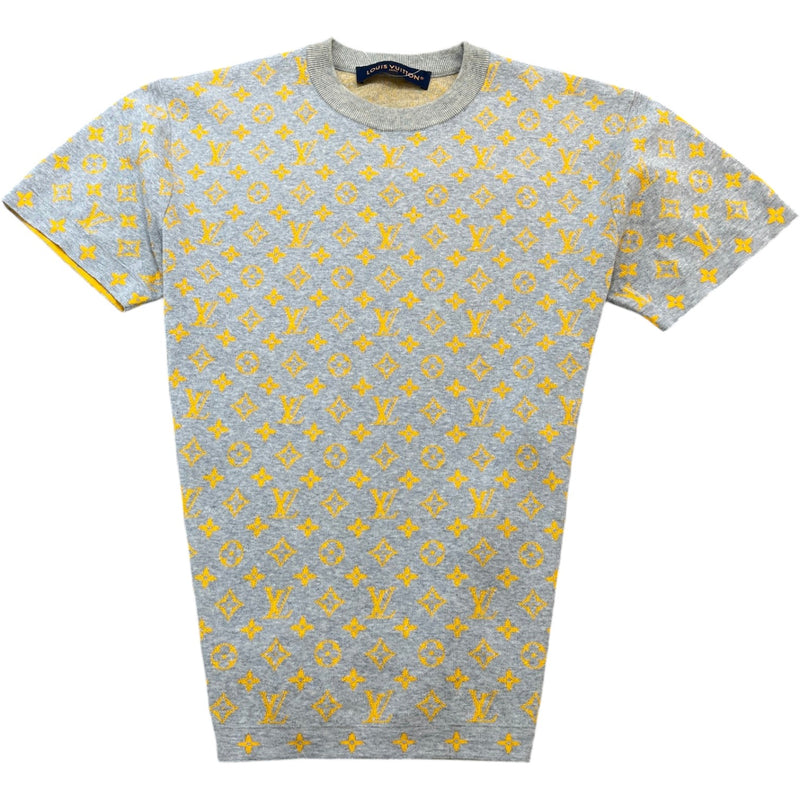 Men's Monogram T-Shirt Grey Size XS