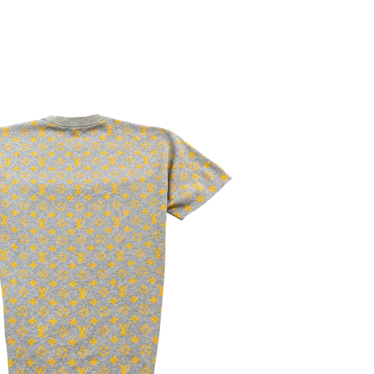 Men's Monogram T-Shirt Grey Size XS - Photo 4