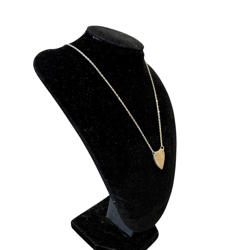 Women's Trademark Heart Necklace Silver