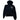 Men's Embroidered Paint Drip Core Logo Hoodie Black Size XL
