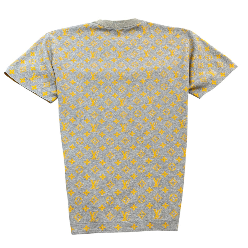 Men's Monogram T-Shirt Grey Size XS