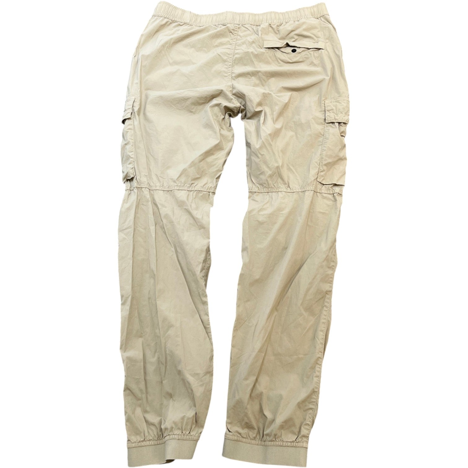 Men's Applique Logo Cargos Beige Size Waist 34" - Photo 2