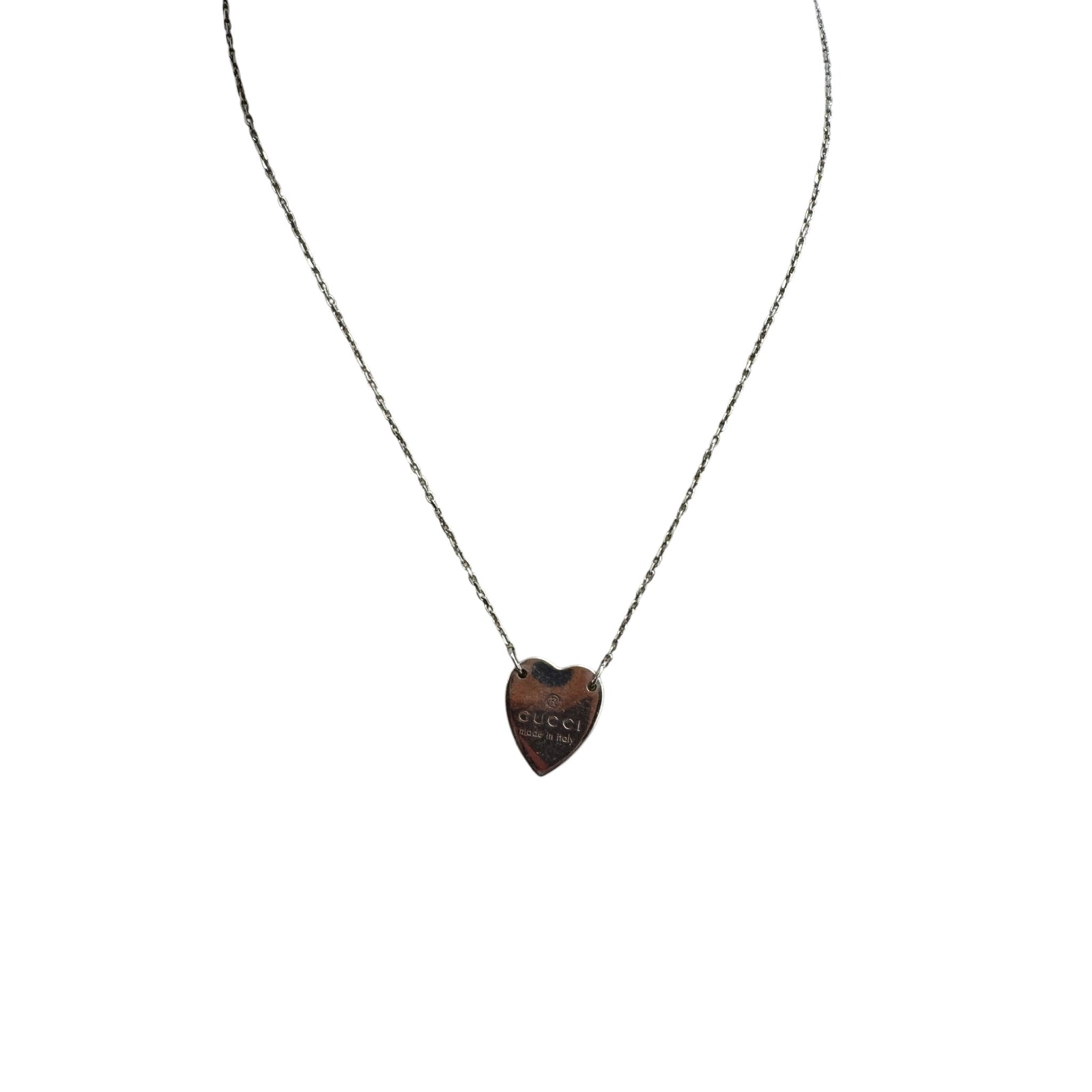 Women's Trademark Heart Necklace Silver - Photo 5