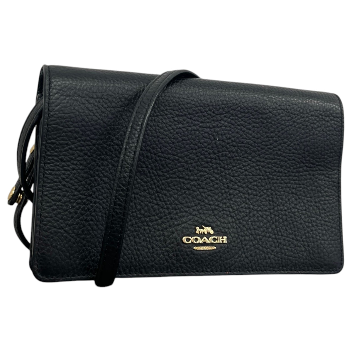 Women's Anna Foldover Crossbody Bag Black - Photo 4
