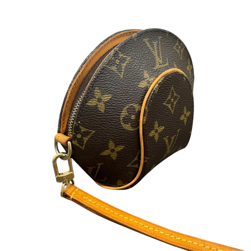 Men's Monogram Mini Ellipse Pouch Brown