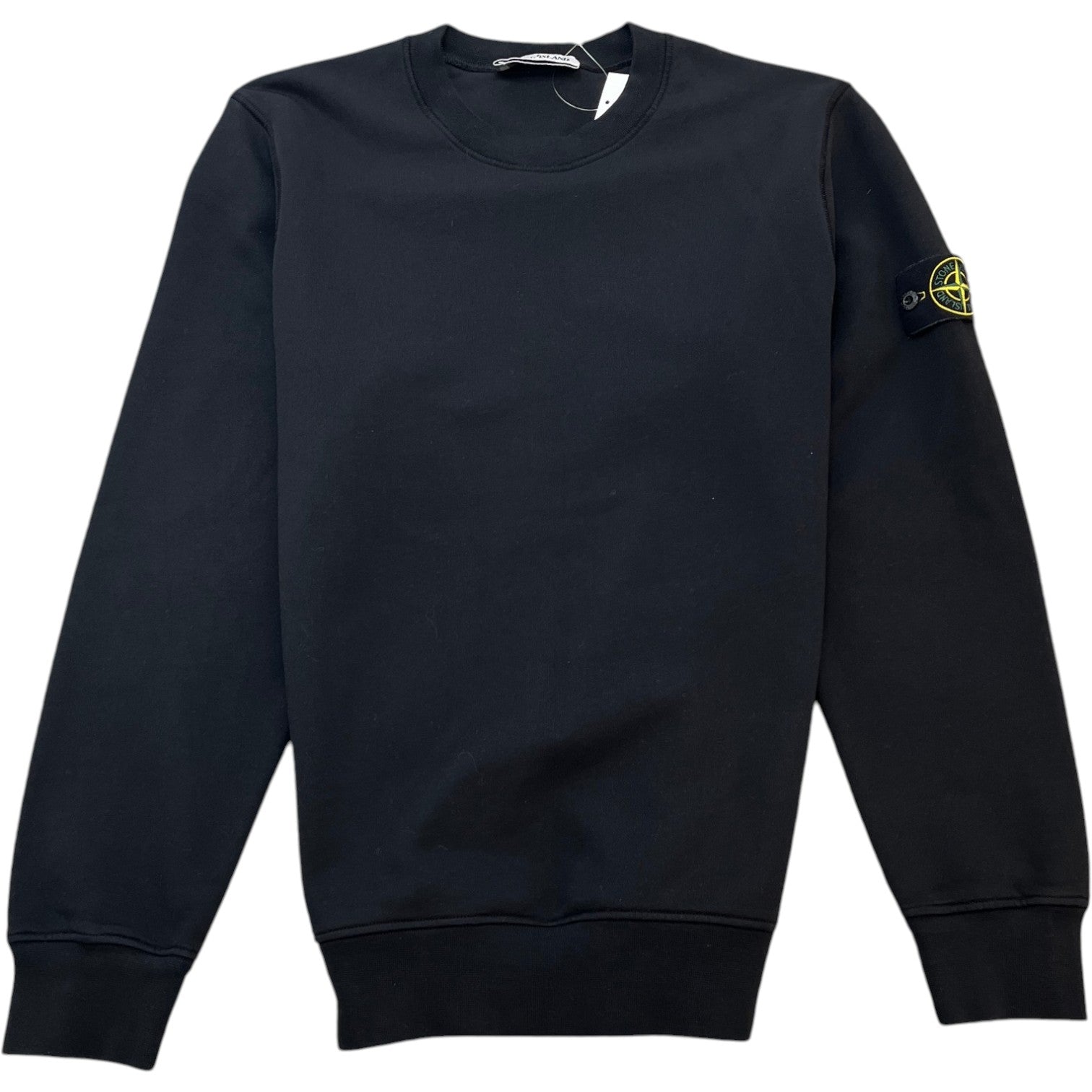 Men's Applique Logo Sweatshirt Black Size L - Photo 1