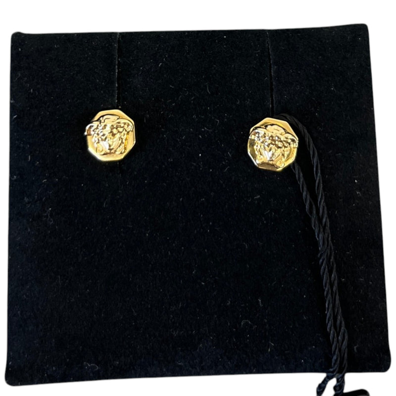 Women's Medusa Stud Earrings Gold