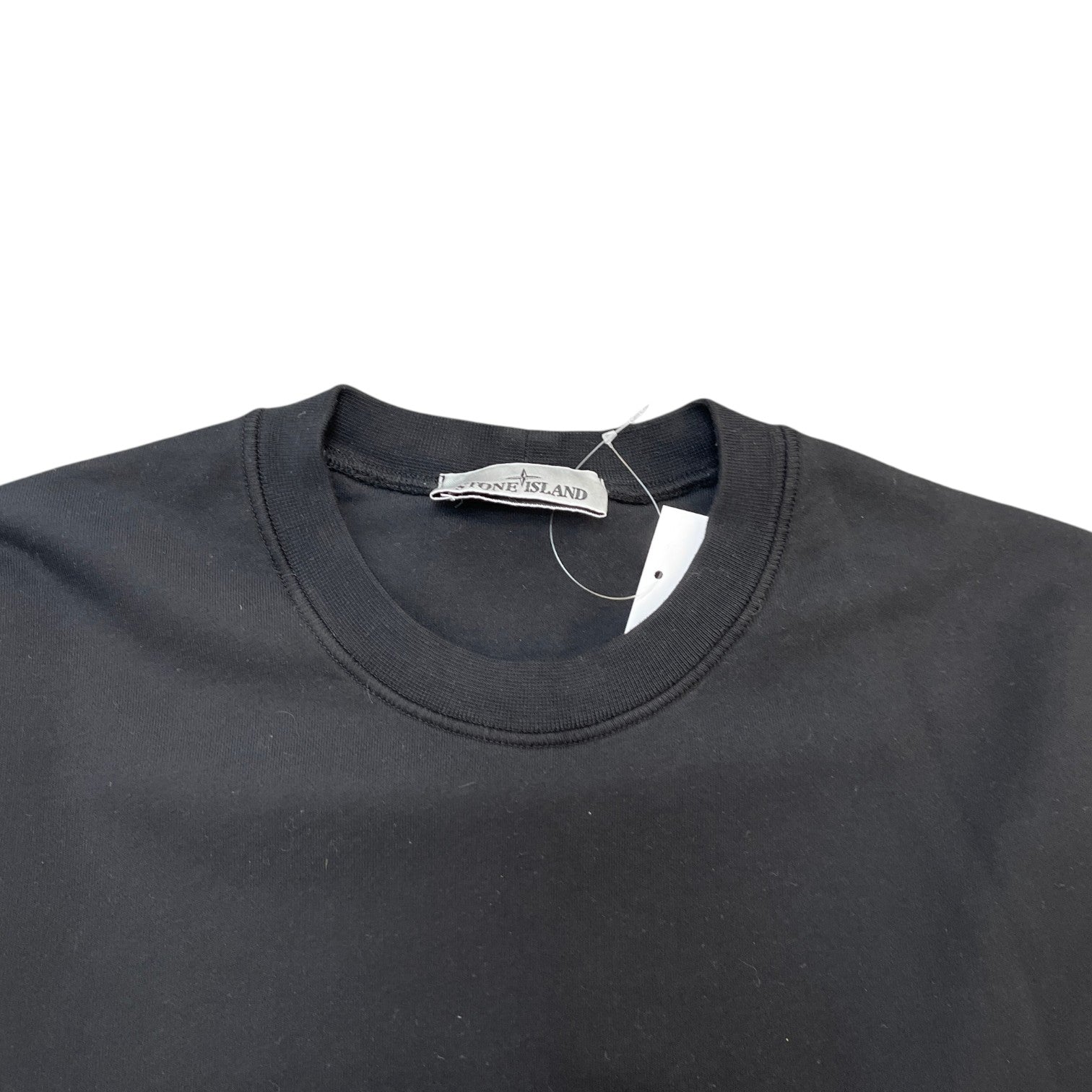 Men's Applique Logo Sweatshirt Black Size L - Photo 6