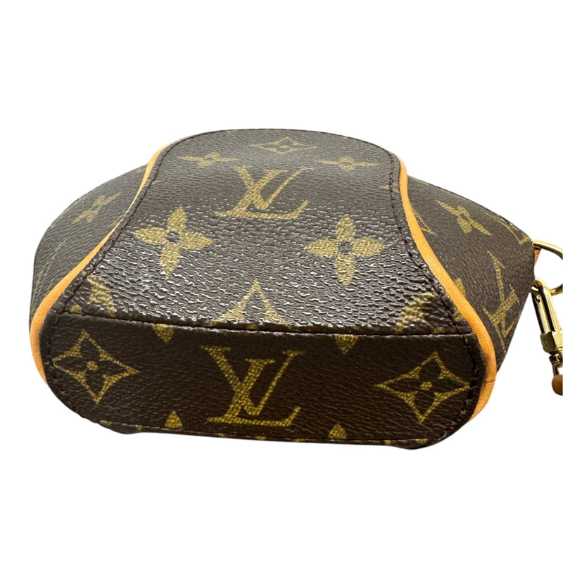 Men's Monogram Mini Ellipse Pouch Brown