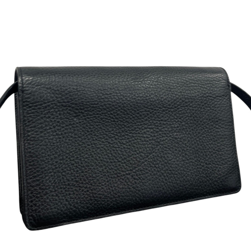 Women's Anna Foldover Crossbody Bag Black