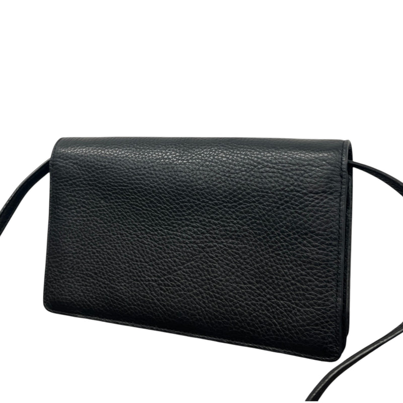 Women's Anna Foldover Crossbody Bag Black