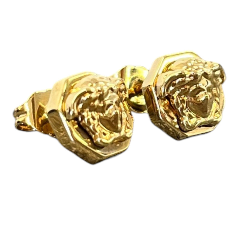 Women's Medusa Stud Earrings Gold