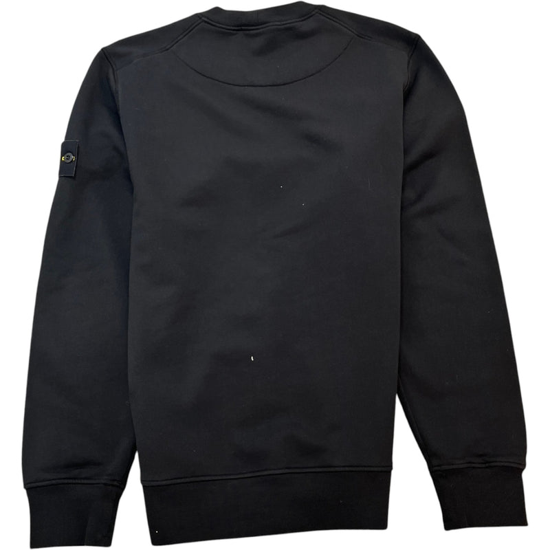 Men's Applique Logo Sweatshirt Black Size L