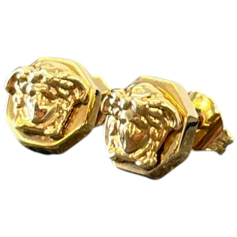 Women's Medusa Stud Earrings Gold