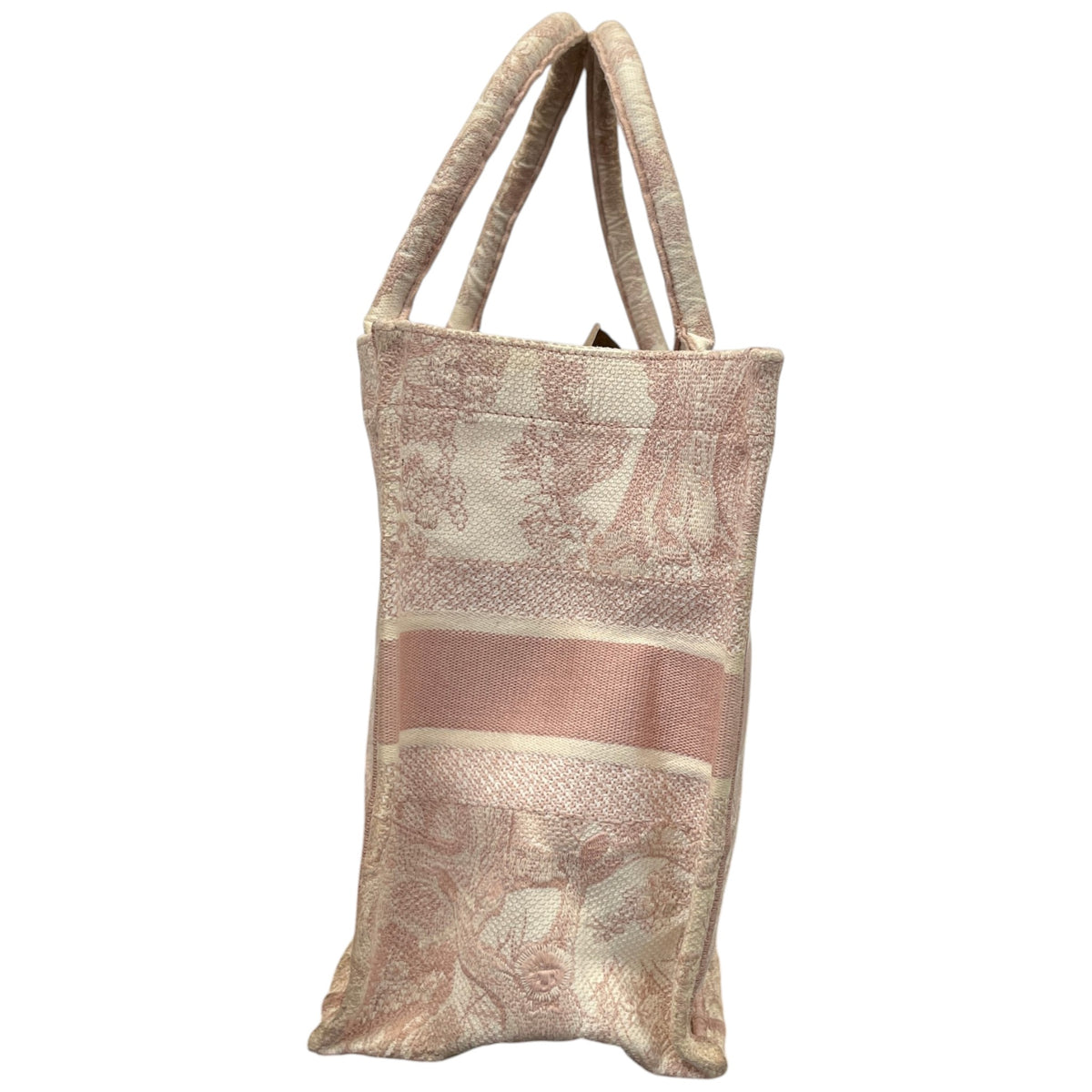 Women's Toile De Jouy Book Tote Handbag Pink - Photo 8