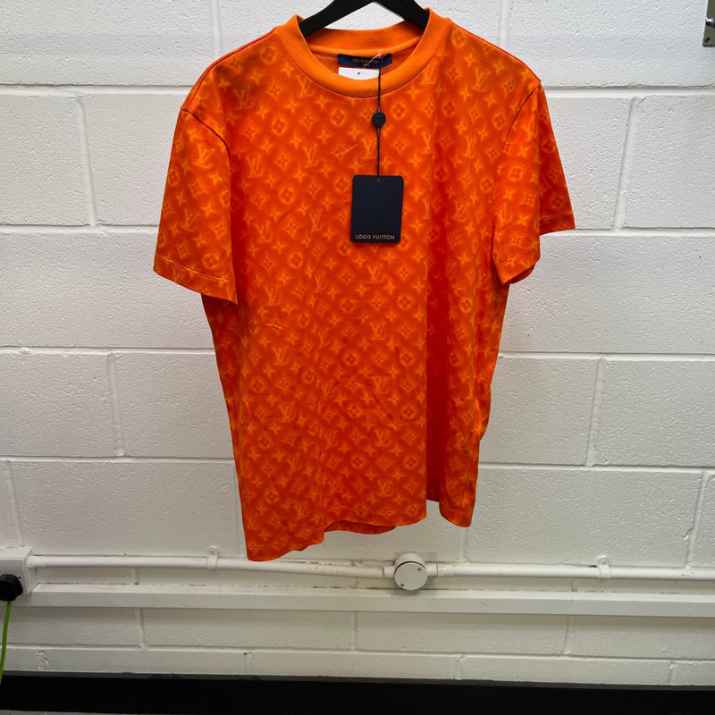 Men's Monogram T-Shirt Orange Size S