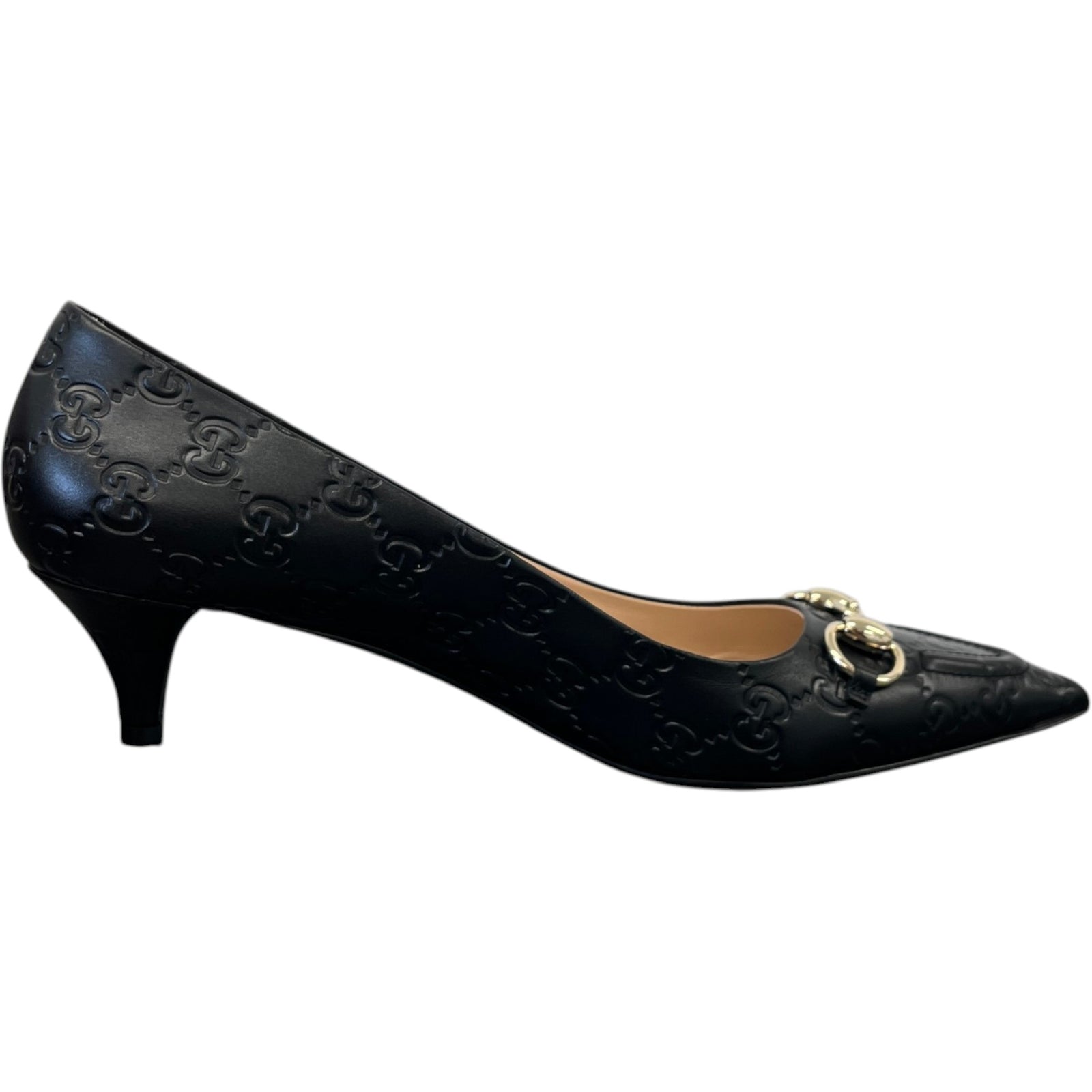 Women's Gg Erin Horsebit Heels Black Size EU 40 / UK 7 - Photo 4