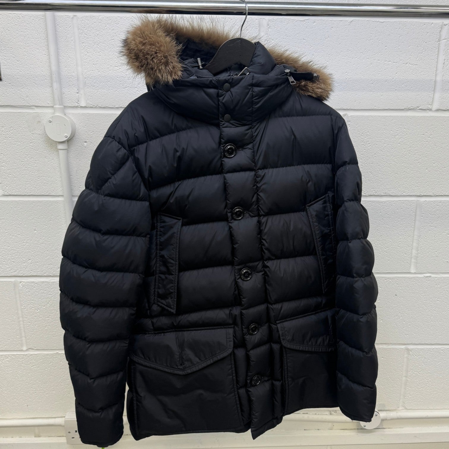 Men's Cluny Down Jacket Black Size 4 / XL - Photo 11