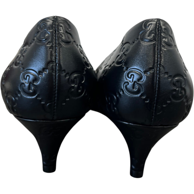 Women's Gg Erin Horsebit Heels Black Size EU 40 / UK 7