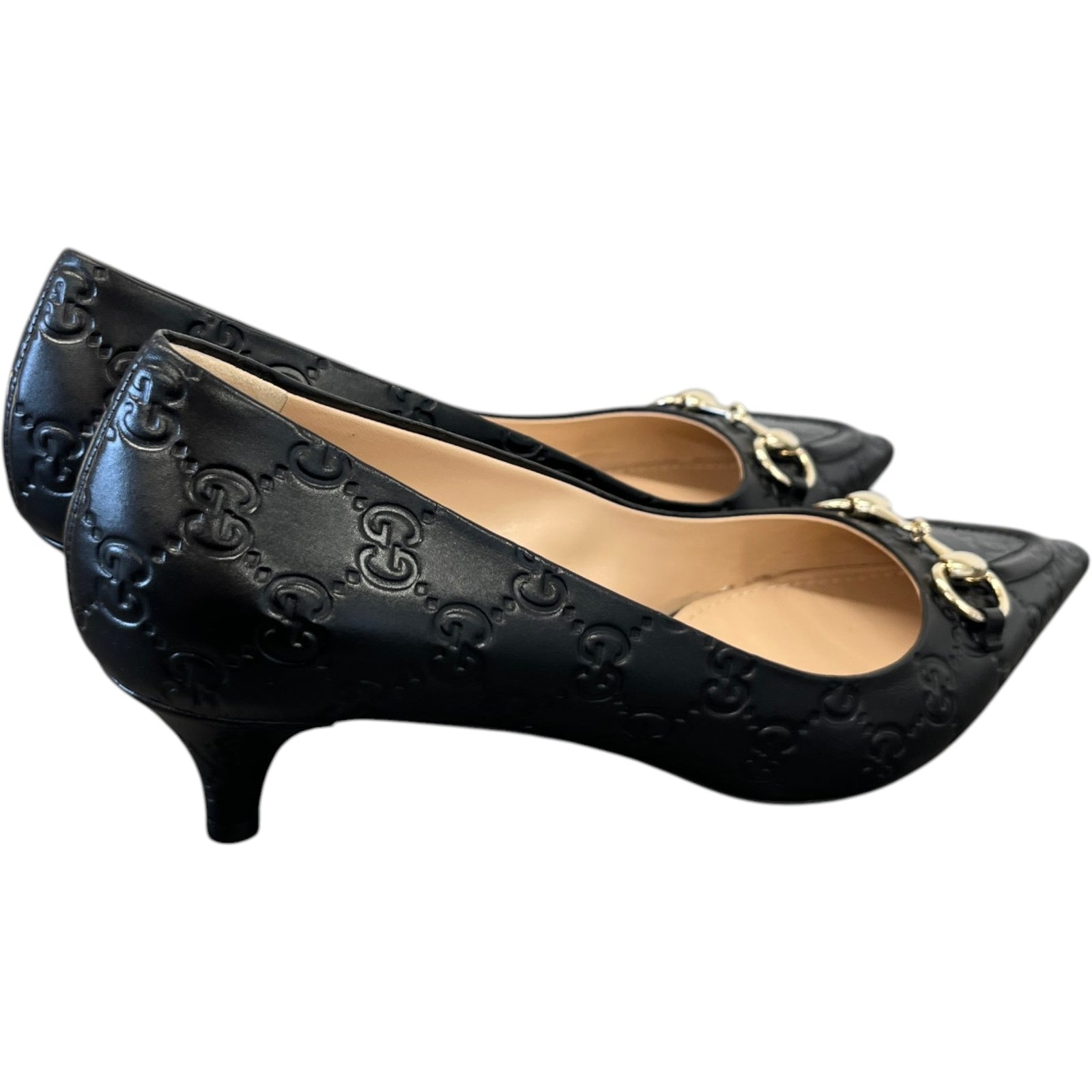 Women's Gg Erin Horsebit Heels Black Size EU 40 / UK 7 - Photo 8