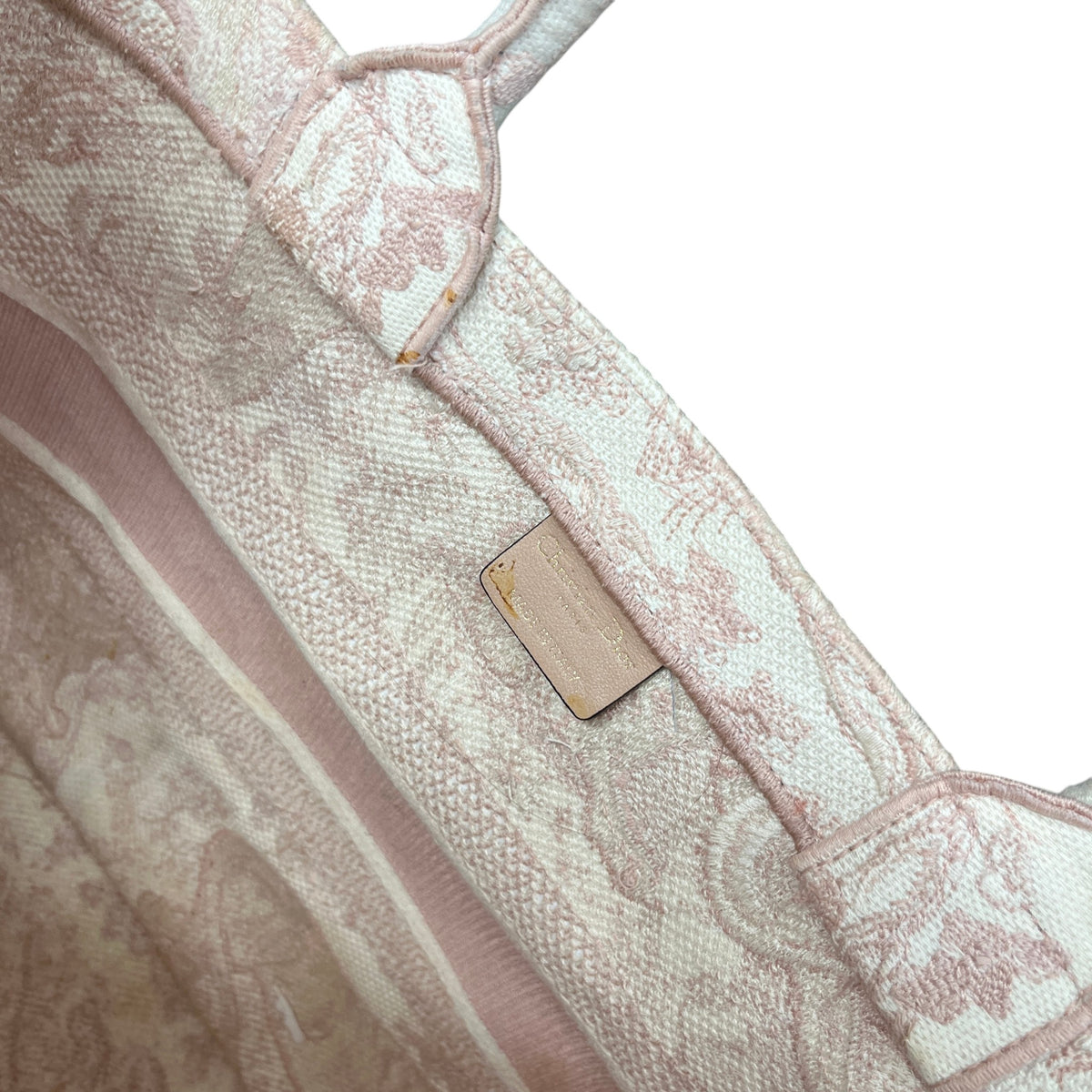 Women's Toile De Jouy Book Tote Handbag Pink - Photo 12