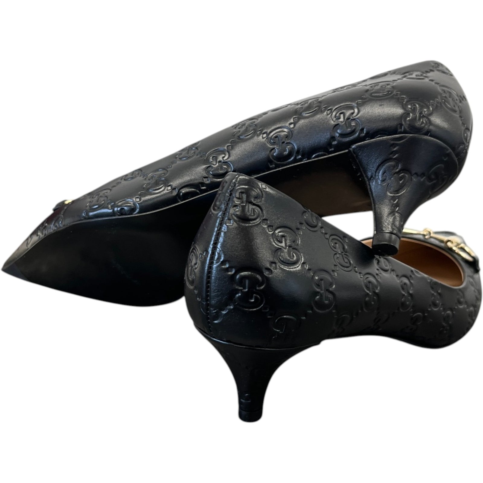 Women's Gg Erin Horsebit Heels Black Size EU 40 / UK 7 - Photo 10