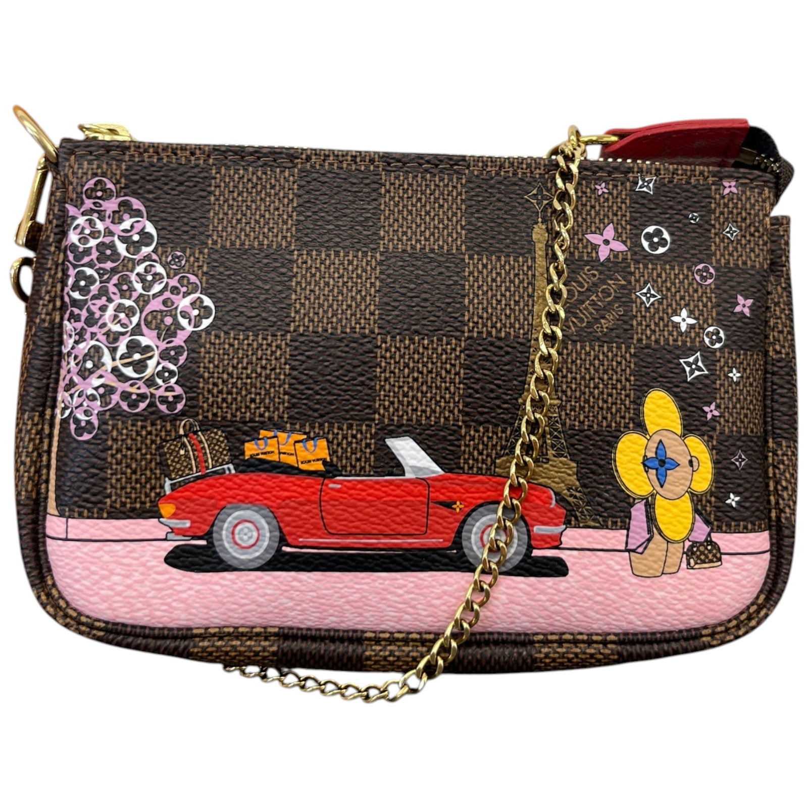 Women's Monogram Pochette Accessories Paris Bag Brown - Photo 1
