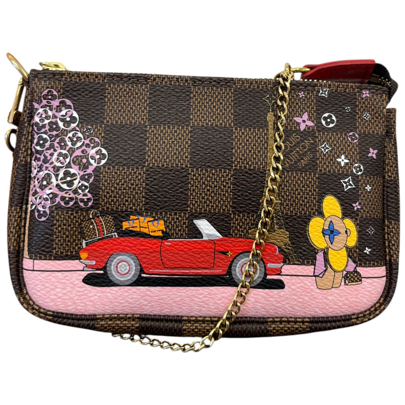 Women's Monogram Pochette Accessories Paris Bag Brown