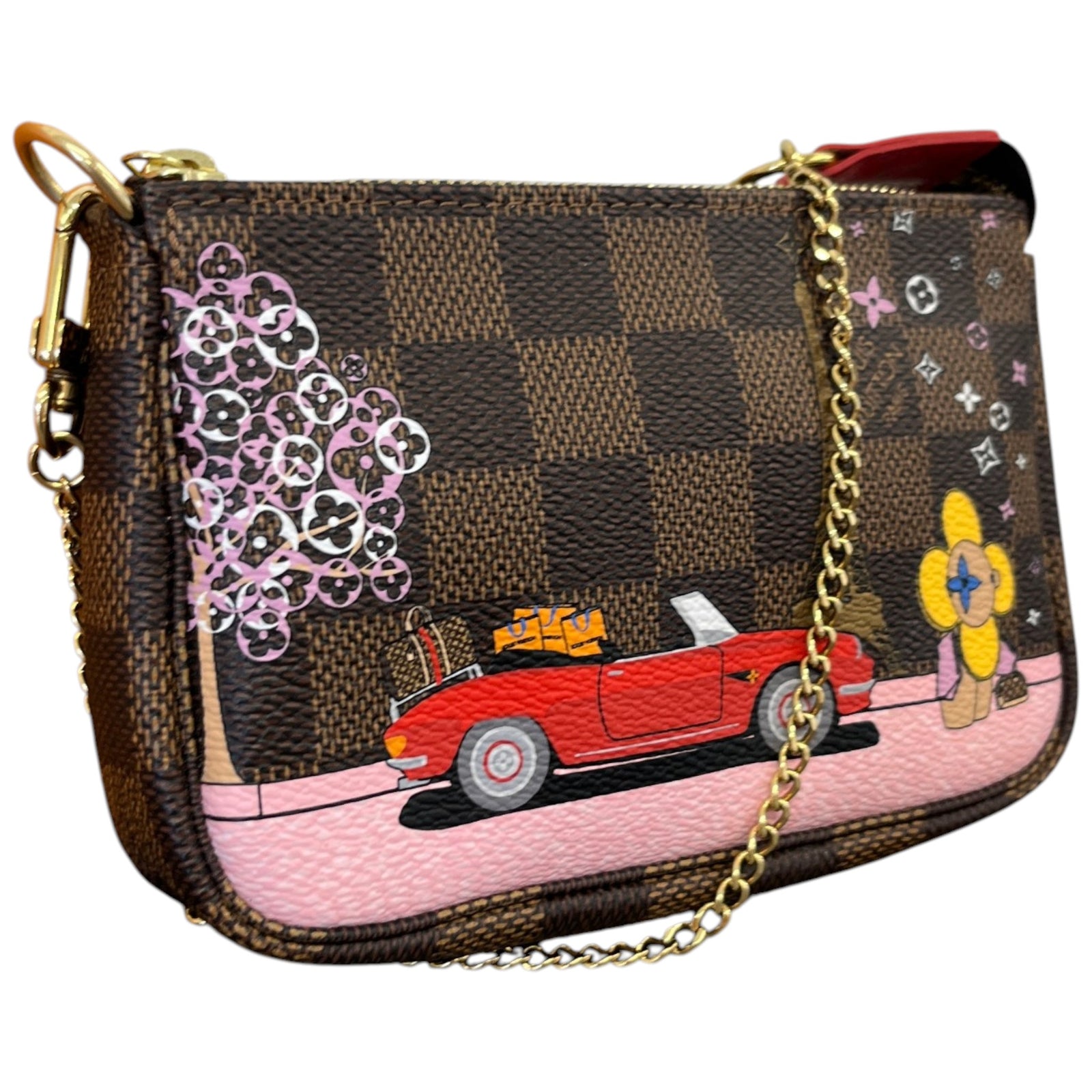Women's Monogram Pochette Accessories Paris Bag Brown - Photo 4