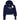 Women's Cropped Embroidered Logo Hoodie Navy Size XS