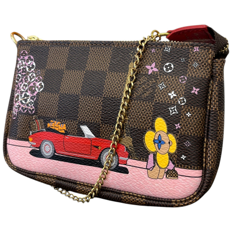 Women's Monogram Pochette Accessories Paris Bag Brown