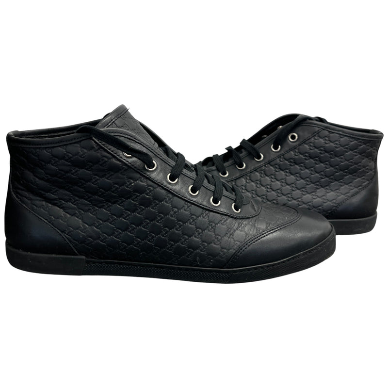 Men's Microguccissima High Trainers Black Size EU 41 / UK 7