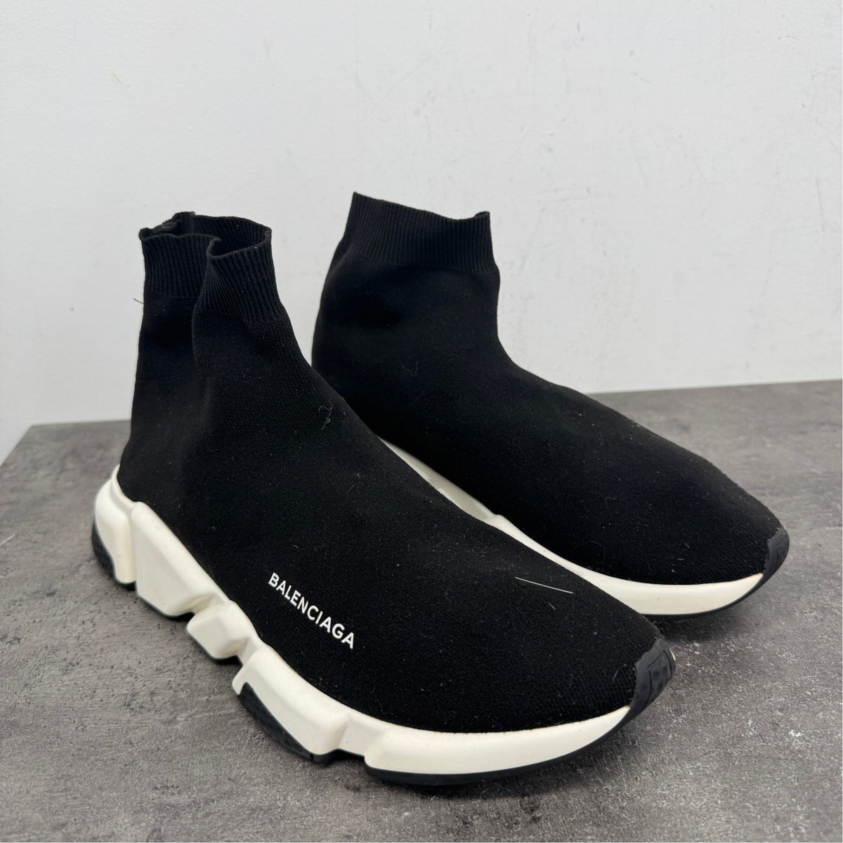 Men's Speed Sock High Trainers Black Size UK 10 / EU 44 - Photo 11