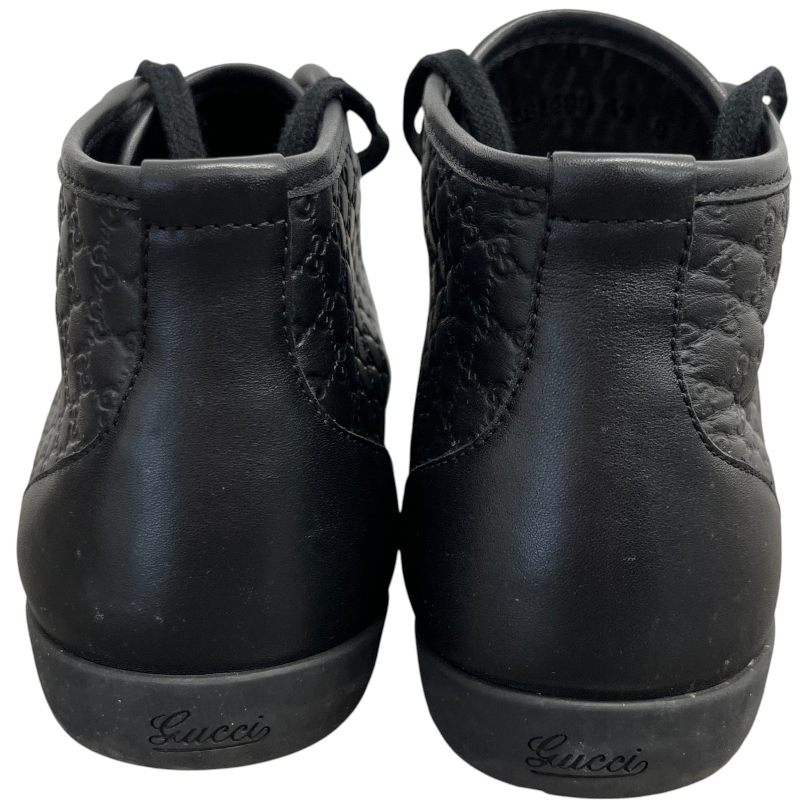 Men's Microguccissima High Trainers Black Size EU 41 / UK 7 - Photo 7