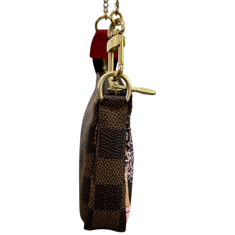 Women's Monogram Pochette Accessories Paris Bag Brown