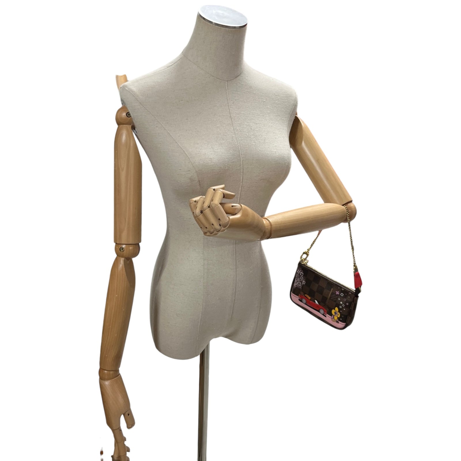 Women's Monogram Pochette Accessories Paris Bag Brown - Photo 2