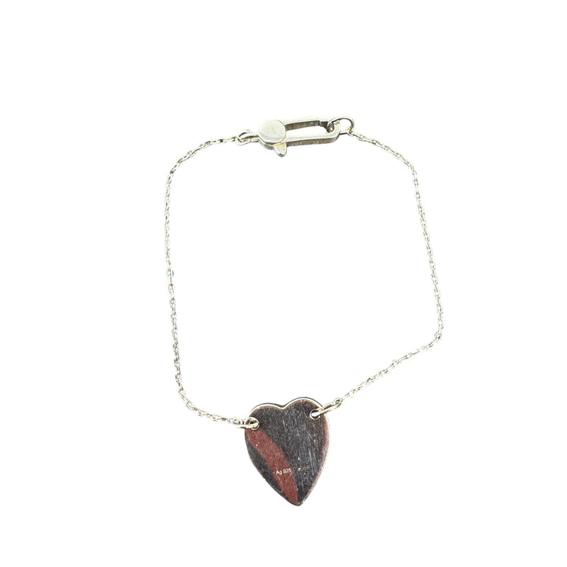 Women's Trademark Heart Bracelet Silver