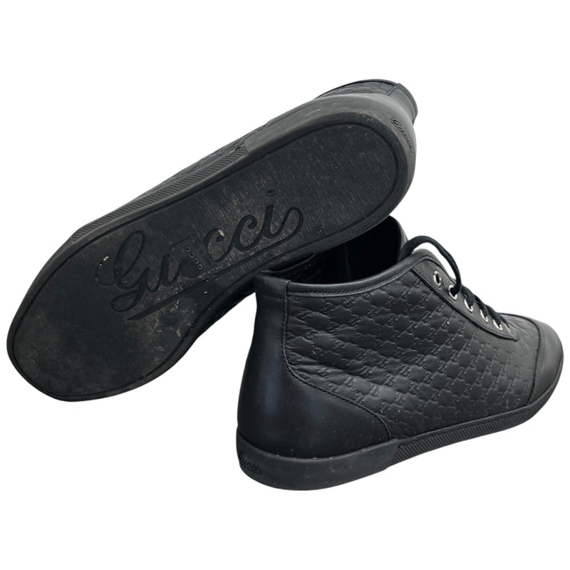 Men's Microguccissima High Trainers Black Size EU 41 / UK 7