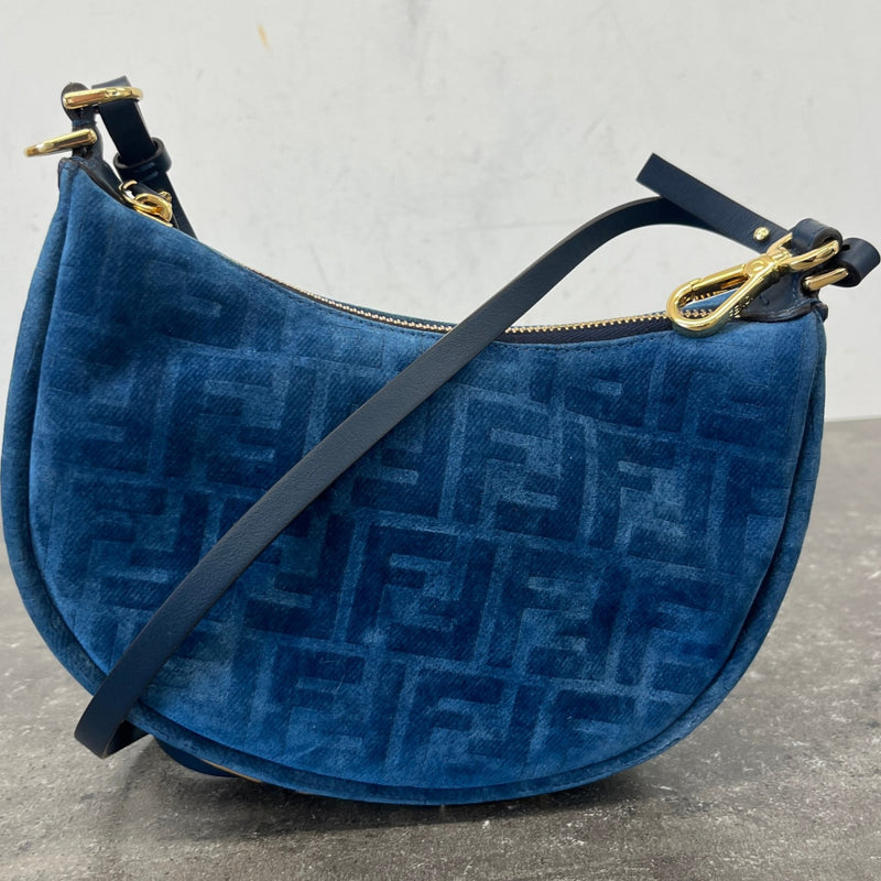 Women's Fendigraphy Mini Handbag Blue