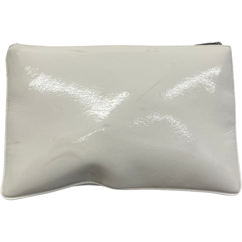 Women's Couture Vinyl Pouch White