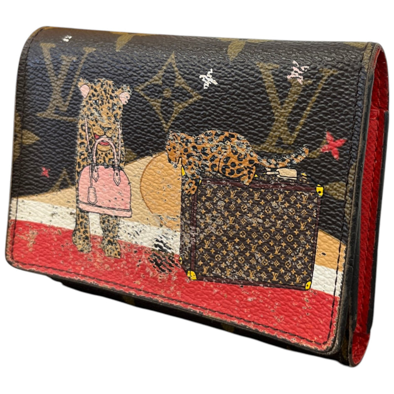 Women's Leopard Victorine Purse Brown