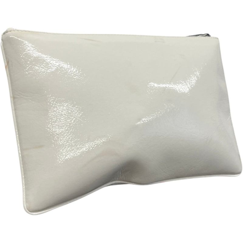 Women's Couture Vinyl Pouch White
