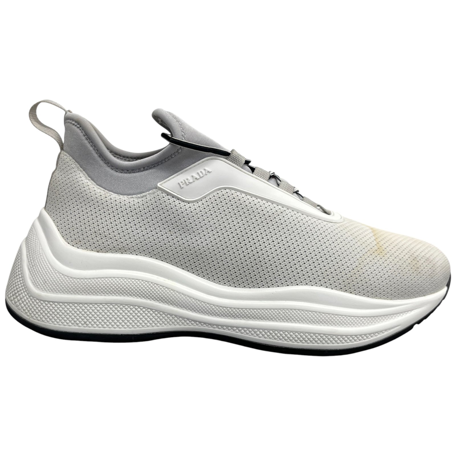 Women's Neoprene Logo Low Trainers White Size EU 38.5 / UK 5.5 - Photo 1