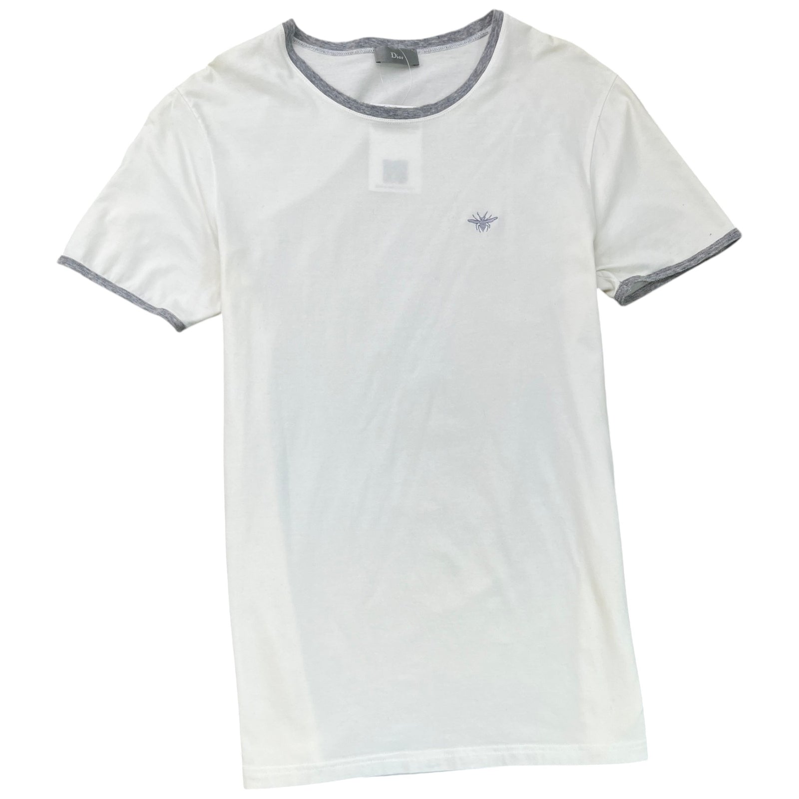 Women's Bee Embroidered Logo T-Shirt White Size IT 50 / UK L - Photo 1