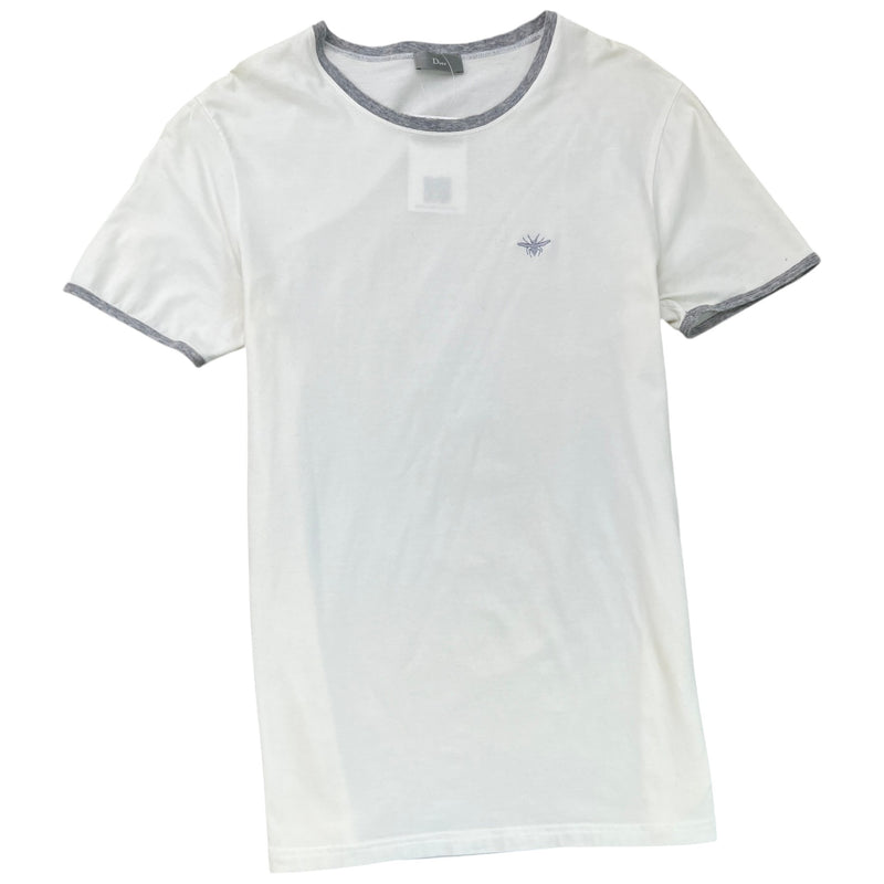 Women's Bee Embroidered Logo T-Shirt White Size IT 50 / UK L