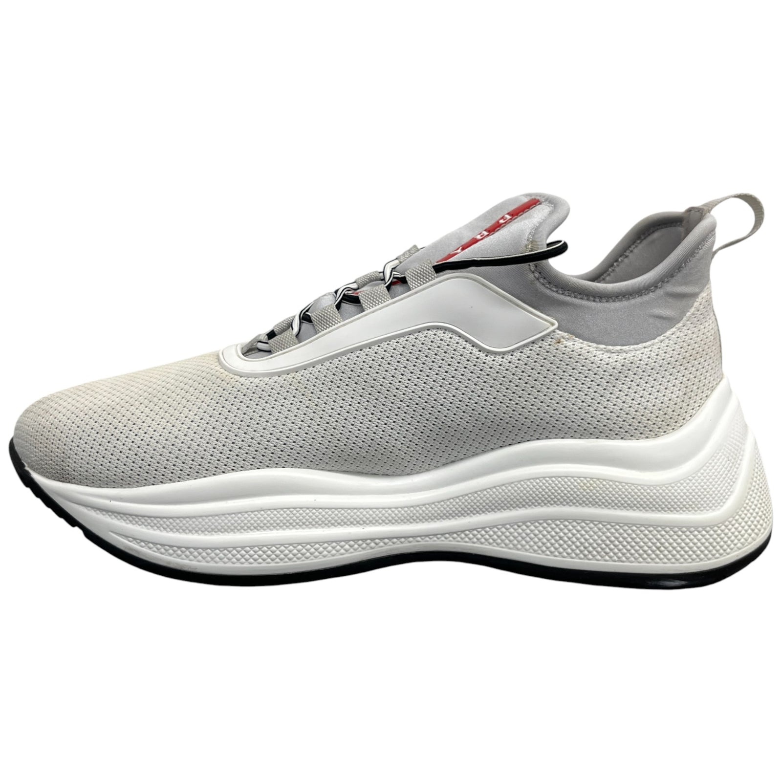 Women's Neoprene Logo Low Trainers White Size EU 38.5 / UK 5.5 - Photo 2